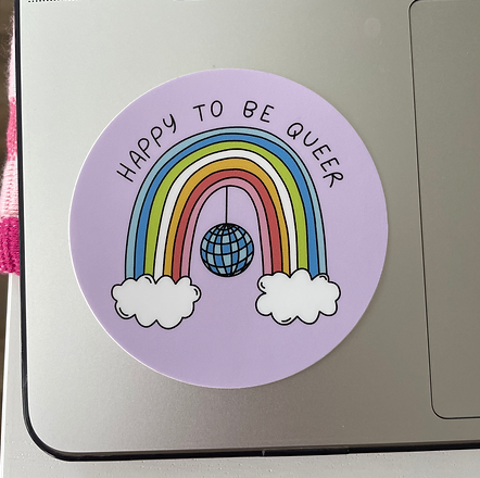 Happy to be Queer Sticker