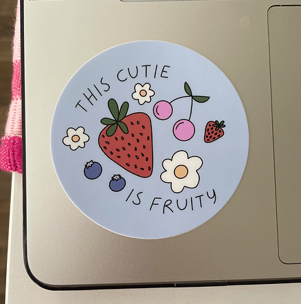 This Cutie is Fruity Sticker