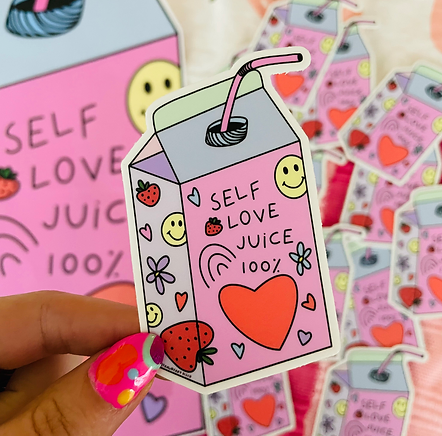 Self-Love Juice Sticker