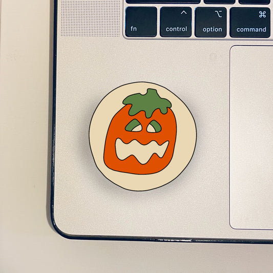 Jack-O-Lantern Cookie Sticker